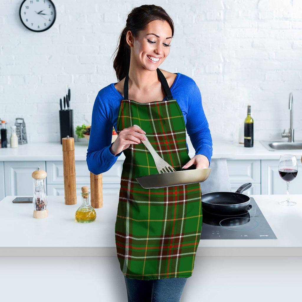 Newfoundland Tartan Green Plaid Women's Apron-grizzshop