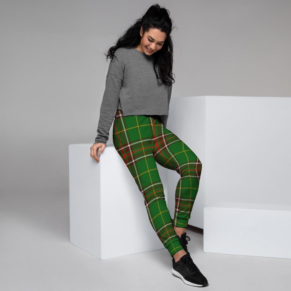 Newfoundland Tartan Green Plaid Women's Joggers-grizzshop