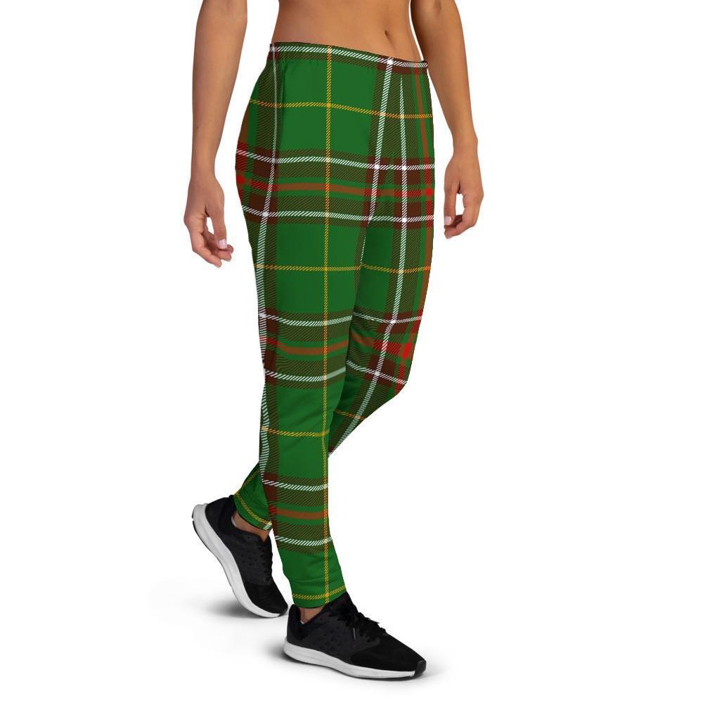 Newfoundland Tartan Green Plaid Women's Joggers-grizzshop