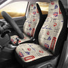 Load image into Gallery viewer, Newspaper Pattern Print Universal Fit Car Seat Cover-grizzshop