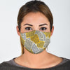 Newspaper Print Pattern Face Mask-grizzshop