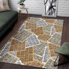 Newspaper Print Pattern Floor Mat-grizzshop