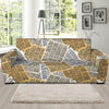 Newspaper Print Pattern Sofa Covers-grizzshop