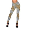 Newspaper Print Pattern Women Leggings-grizzshop