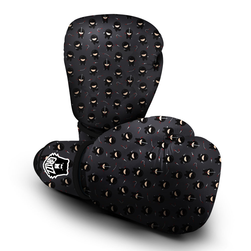 Ninja Cute Print Pattern Boxing Gloves-grizzshop