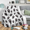 Ninja Pattern Print Blanket-grizzshop