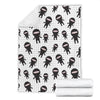 Ninja Pattern Print Blanket-grizzshop