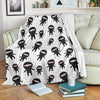 Ninja Pattern Print Blanket-grizzshop