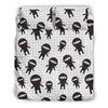 Ninja Pattern Print Duvet Cover Bedding Set-grizzshop