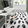 Ninja Pattern Print Floor Mat-grizzshop