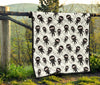 Ninja Pattern Print Quilt-grizzshop