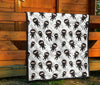 Ninja Pattern Print Quilt-grizzshop