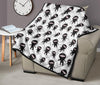 Ninja Pattern Print Quilt-grizzshop