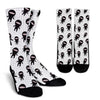 Ninja Pattern Print Unisex Crew Socks-grizzshop