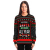 No Offense Santa But I Deliver All Year Long Postman Ugly Christmas Sweater-grizzshop