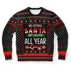 No Offense Santa But I Deliver All Year Long Postman Ugly Christmas Sweater-grizzshop