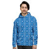 Nordic Knitted Christmas Print Pattern Men's Hoodie-grizzshop