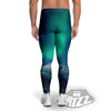 Northern Lights Print Men's Leggings-grizzshop