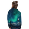 Northern Lights Print Women's Hoodie-grizzshop