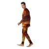 Nuclear Bomb Explosion Print Men's Pajamas-grizzshop