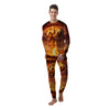 Nuclear Bomb Explosion Print Men's Pajamas-grizzshop