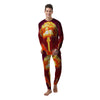 Nuclear Explosion In City Print Men's Pajamas-grizzshop