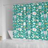 Nurse Pattern Print Bathroom Shower Curtain-grizzshop