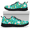 Nurse Pattern Print Sneaker Shoes For Men Women-grizzshop