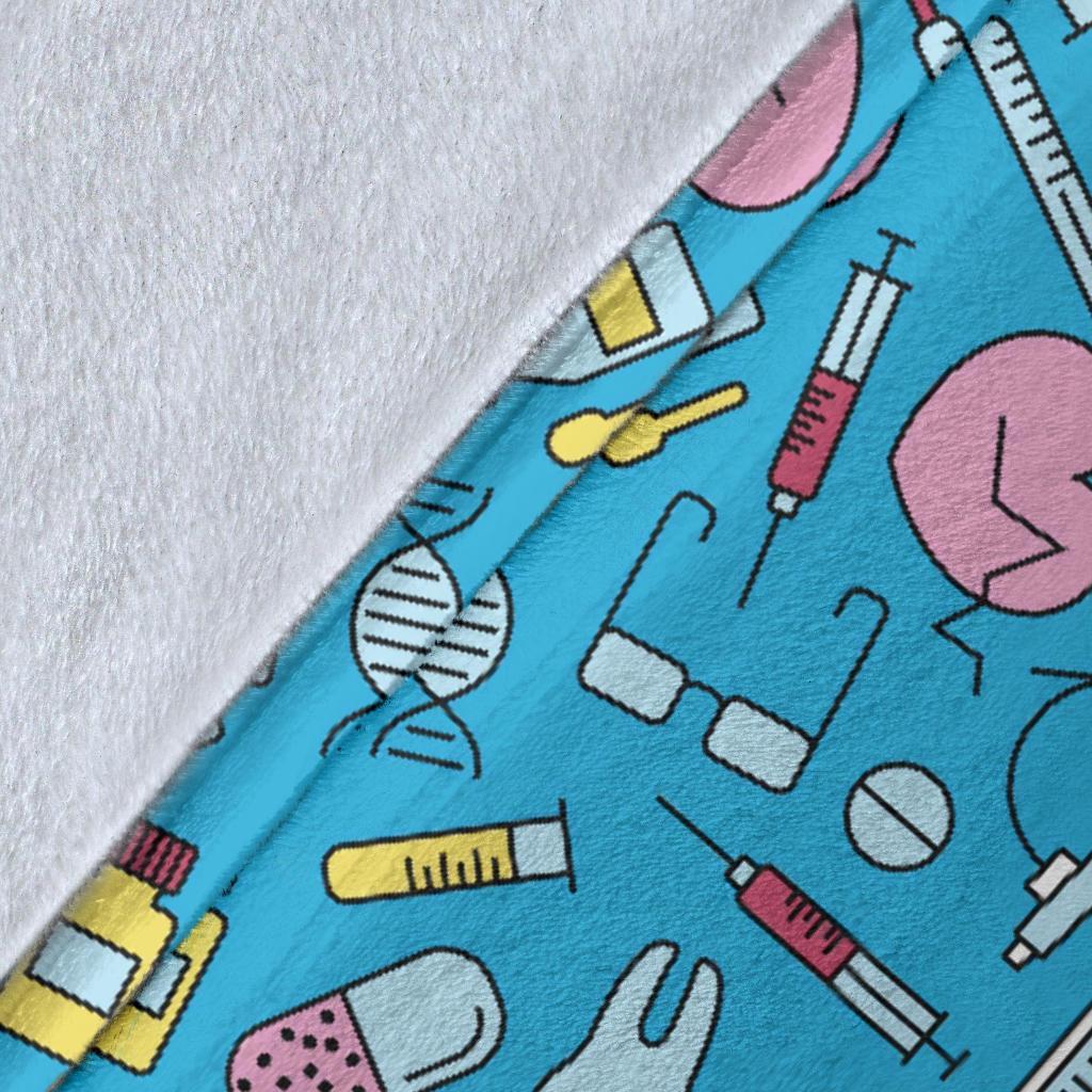 Nurse Print Pattern Blanket-grizzshop