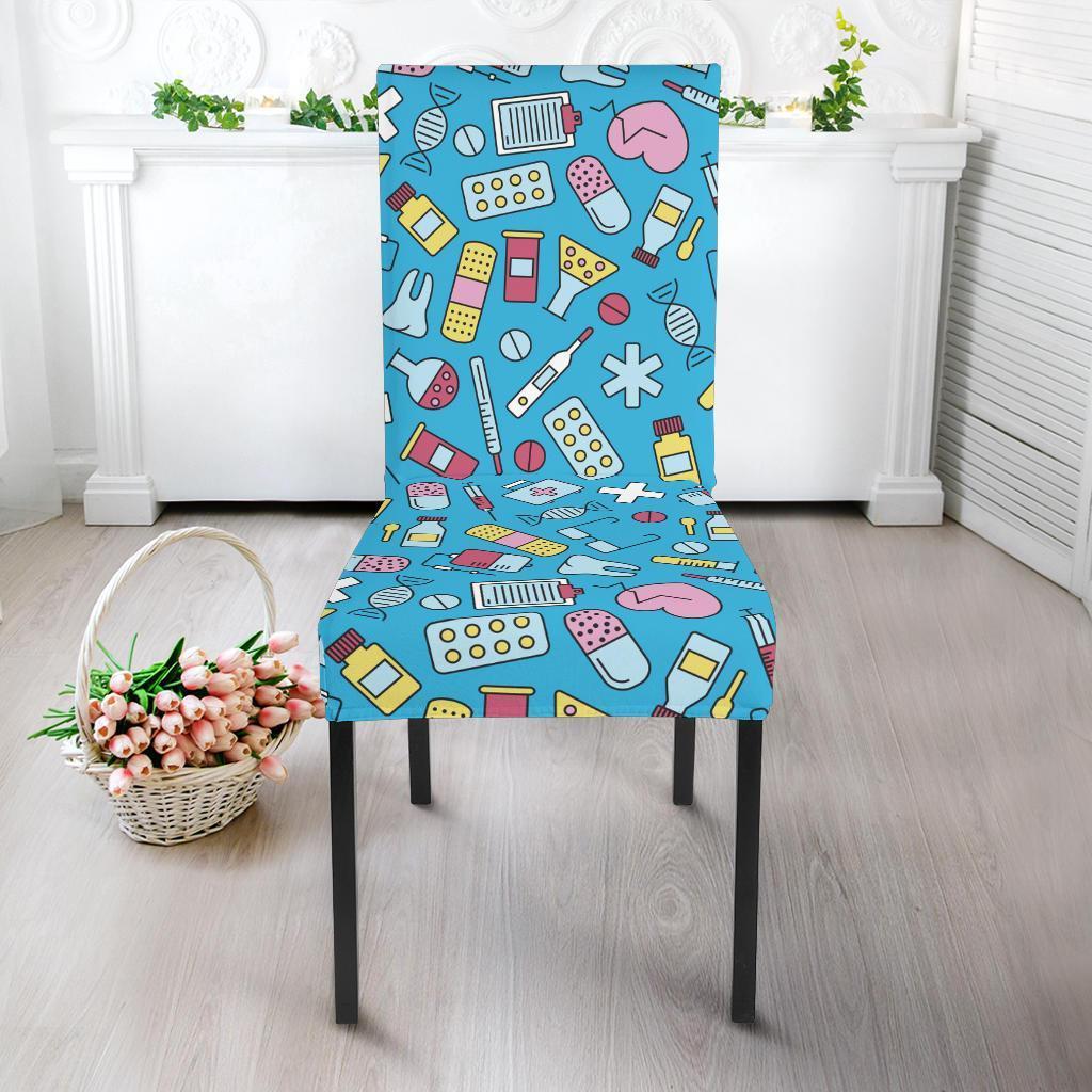 Nurse Print Pattern Chair Cover-grizzshop