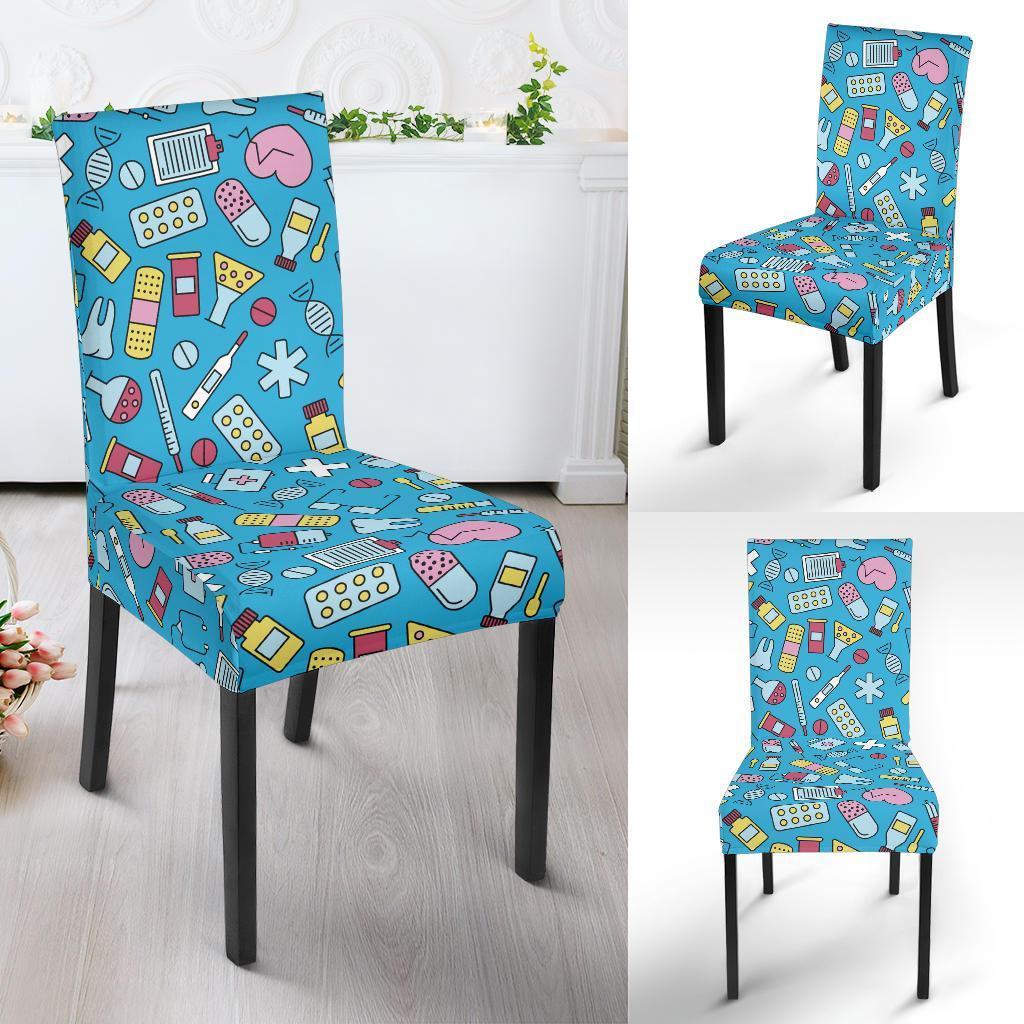 Nurse Print Pattern Chair Cover-grizzshop