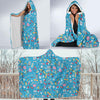 Nurse Print Pattern Hooded Blanket-grizzshop