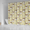 Nurse Teddy Bear Pattern Print Bathroom Shower Curtain-grizzshop