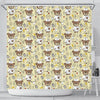 Nurse Teddy Bear Pattern Print Bathroom Shower Curtain-grizzshop