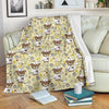 Nurse Teddy Bear Pattern Print Blanket-grizzshop