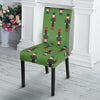 Nutcracker Green Pattern Print Chair Cover-grizzshop