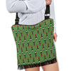 Nutcracker Green Pattern Print Crossbody bags-grizzshop