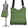 Nutcracker Green Pattern Print Crossbody bags-grizzshop