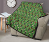 Nutcracker Green Pattern Print Quilt-grizzshop