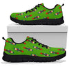 Nutcracker Green Pattern Print Sneaker Shoes For Men Women-grizzshop