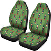 Nutcracker Green Pattern Print Universal Fit Car Seat Covers-grizzshop