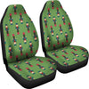 Nutcracker Green Pattern Print Universal Fit Car Seat Covers-grizzshop