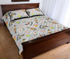 Nutcracker Pattern Print Bed Set Quilt-grizzshop