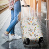 Nutcracker Pattern Print Luggage Cover Protector-grizzshop