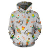 Nutcracker Pattern Print Men Women Pullover Hoodie-grizzshop