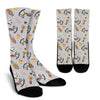 Nutcracker Pattern Print Unisex Crew Socks-grizzshop