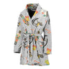 Nutcracker Pattern Print Women Long Robe-grizzshop