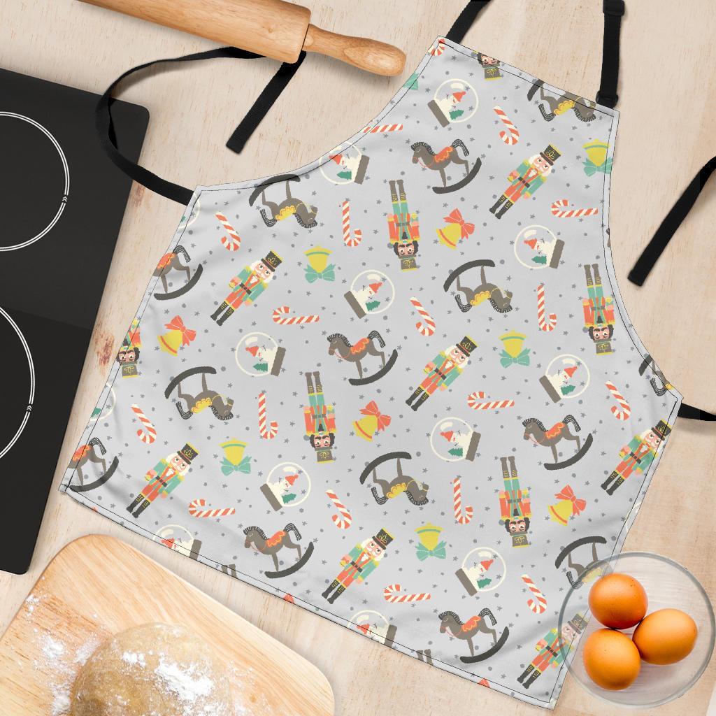 Nutcracker Pattern Print Women's Apron-grizzshop