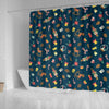 Nutcracker Print Pattern Bathroom Shower Curtain-grizzshop