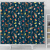 Nutcracker Print Pattern Bathroom Shower Curtain-grizzshop